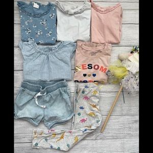 H&M/Cat&Jack Babygirl Clothes Bundle